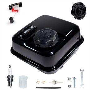Vent Side Port Gas Fuel Tank W/ Gauge for Non Hemi Predator 212 6.5HP 212CC Engine 60363 69730 69727, Baja Massimo MB200 Mini bike, R210III Chipper Shredder 62323 Water Pump 56160 56162