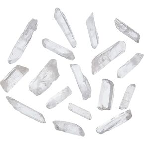NBEADS 200G Electroplated Natural Quartz Stone, Natural Quartz Crystal Beads Quartz Rough Stone Nuggets Quartz Crystal Ornaments for Pendant Bracelet Quartz Crystal Decoration