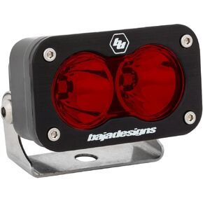 Baja Designs S2 Sport Universal LED Spot Light (Spot; Red Lens)