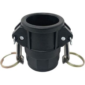 Gloxco Polypropylene Type D Cam and Groove Hose Fitting, 1" Female Camlock Coupler x 1" Female NPT (CAM-10-D-PP)