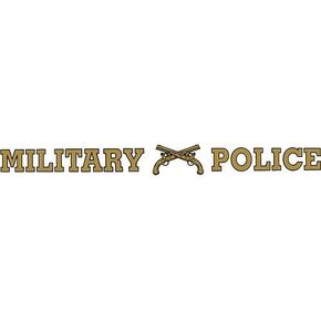 Military Police Clear Window Strip