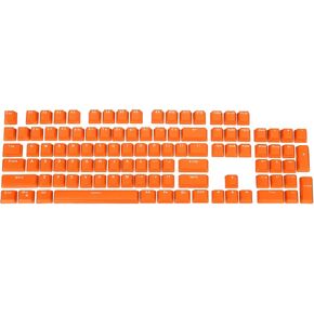 PATIKIL Mechanical Keyboard Keycaps, Universal Keycaps ABS Keyboard Replacement Accessories Symbol Translucent for 68/84/87/104 Keys, Orange