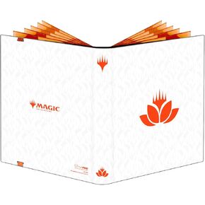 Ultra PRO - Mana 8 9-Pocket PRO-Binder - Lotus for Magic: The Gathering, Holds & Protects 360 Standard Sized Cards, Collector's Edition Durable Trading Premium Leatherette Secure Pocket Binder