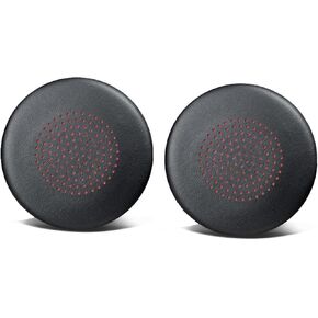 Replacement Earpads Cover Compatible with Plantronics Voyager Focus UC, Ear Pads cushions for Voyager Focus B825, Voyager 4210/4220, Headphone Ear Pads also Fit Poly BlackWire 5200-Black