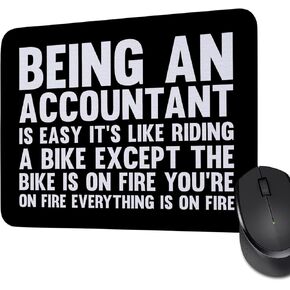 Accountant Gift Accountant Finance Mouse Pad CPA Design Non-Slip Rubber Base Mouse Pad for Laptop Computer Accounting Major Gifts (Accountant Definition)