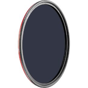 Kase Wolverine Revolution 72mm Magnetic ND1000 10 Stop Shockproof Tempered Optical Glass Filter w Red Ring & Adapter