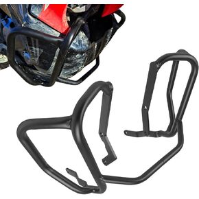 Engine Guard Highway Crash Bars 22mm Fat Steel Replacement for Honda CRF300L CRF300 Rally 2020-2023 Black Motorcycle Frame Protection Bars