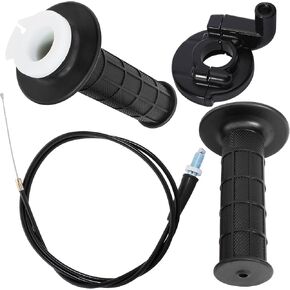 Twist Throttle Accelerator Grip Cable for Pit Dirt Mini Bike Quad ATV 50cc 70cc 90cc 110cc 125cc 150cc - 190cc 4-Stroke bike XR50 XR70 CRF50 CRF70 7/8inch 22mm Handlebar