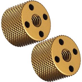 Camera Thread Adapter, 1/4'' Female to 1/4'' Female Threaded Screw with ARRI, Tripod Barrel Nut Standard Mounting Double Thread Converter for Camera Monitor Tripod Magic Arm, Pack of 2
