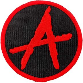Cute-Patch 3'' Anarchy Symbol Punk Rock Anarchist Political Embroidered Iron On Patch