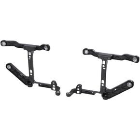 for Ram 1500 2013 14 15 16 17 2018 Fog Light Bracket Set Driver and Passenger Side | w/ Stee Bumper | 2-Pieces | Replacement for CH1061108 | 68232454AA