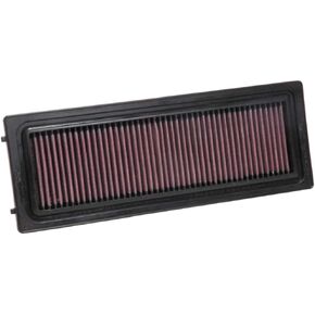 K&N Engine Air Filter: Increase Power & Acceleration, Washable, Premium, Replacement Car Air Filter: Compatible with 2016-2019 ALFA ROMEO (Giulia, Stelvio), 33-3071