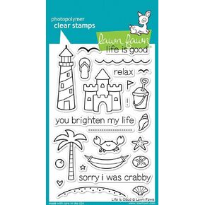 Lawn Fawn Clear Stamps - Life Is Good (LF680)