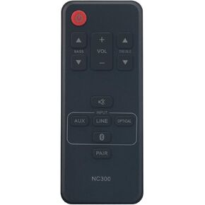 NC300UH NC300 Sound Bar Replacement Remote Control Applicable for Sanyo Soundbar FWSB405F FWSB405FS