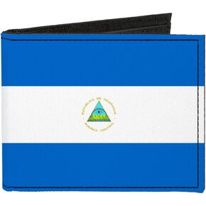Buckle-Down Canvas Bi-fold Wallet-Nicaragua Flag