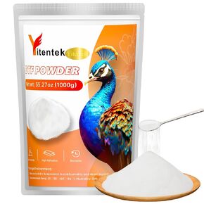 DTF Powder - 1000g / 35.27oz White Digital Transfer Hot Melt Adhesive, DTF PreTreat Transfer Powder for All DTF and DTG Printers, DTF Hot Melt Adhesive Powder for All Fabric, 2.2LB