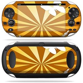MightySkins Skin Compatible with PS Vita PSVITA Playstation Vita Portable wrap Sticker Skins Brown Butterfly