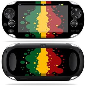 MightySkins Skin Compatible with PS Vita PSVITA Playstation Vita Portable wrap Sticker Skins Rasta Flag
