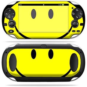 MightySkins Skin Compatible with PS Vita PSVITA Playstation Vita Portable wrap Sticker Skins Smiley Faces