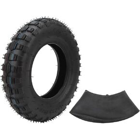 3.5-8 Tire and Tube Set, Off Road Motorcycle Dirt Pit Bike Tire Inner Tube Set for Z50 Z50A Z50R Z50RD, Dirt Bike Replacement Inner Tubes for MT50 KV75 Mini Trail Bike