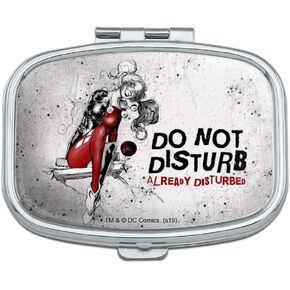 Harley Quinn Already Disturbed Rectangle Pill Case Trinket Gift Box