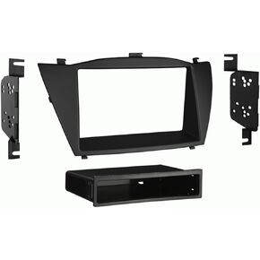 Metra 99-7341B Hyundai Tucson 2010-up Installation Dash Kit for Single or Double DIN/ISO Radios, Black