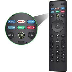 Universal Vizio Remote Control XRT140 fit All Vizio Smart TV with Vudu Netflix Primevideo Xumo Hulu Redbox Watchfree Buttons