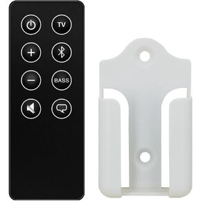 Replacement Remote Control for Bose Smart Soundbar 600, 873973-1100 (with Mounting Bracket)