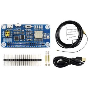 Waveshare L76X Multi-GNSS HAT for Raspberry Pi Jetson Nano Supports Multi-GNSS Systems GPS BDS and QZSS Fast Positioning High Accuracy Low Power Consumption.