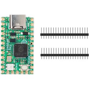 Tiny RP2040 | Tiny MCU Board Based on Raspberry Pi RP2040 Chip, Dual-Core Arm Cortex M0+ Processor up to 133 MHz, Onboard 4MB Flash, RGB LED, USB-C Connector, Support C/C++，MicroPython