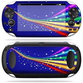 MightySkins Skin Compatible with PS Vita PSVITA Playstation Vita Portable wrap Sticker Skins Rainbow Twist