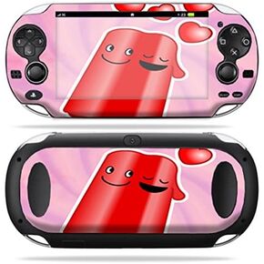 MightySkins Skin Compatible with PS Vita PSVITA Playstation Vita Portable wrap Sticker Skins Popsicle Love