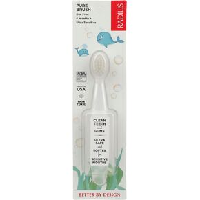 Radius Ultra Sensitive Pure Brush Baby Toothbrush, 1 EA in Saudi Arabia