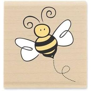 Little Bumblebee Rubber Stamp