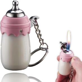 Cute Funny Lighters Butane Refillable, Portable Lighter Soft Flame, Cute Lighters for Women Girls, Cool Lighters for Candle Grill Gifts for Men (#11)