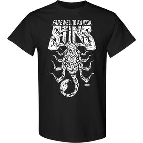 AEW Sting - Farewell to an Icon T- Shirt (US, Alpha, Medium, Regular, Regular, Black)