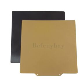 Flexible Removable Single-Sided Spraying PEI Metal Sheet Bed Magnetic Heated Bed Build Surface for 3D Printer (235x235mm Double-Sided)