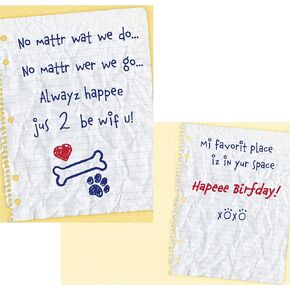 Dog Speak No Matter What Always Happy To Be With You Dog Birthday Card - Happy Birthday From Thoughtful Pet Card