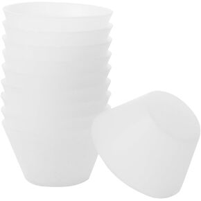 VILLCASE 20pcs Silicone Mould Cup Dispenser, Small Silicone Cups, Mini Measuring Cup Resin Mixing Bowls Color Modulation Tools for DIY Epoxy Resin Craft