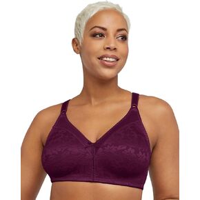 Bali Womens Double Support Lace Wirefree Bra, 38D, Nightfire Red