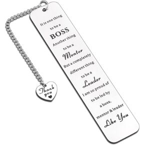 Thank You Boss Appreciation Gifts Bookmarks for Women Men It is One Thing to Be a Boss Gift Bookmarker for Manager Supervisor Mentor Leaving Going Away Gifts for Boss Leader