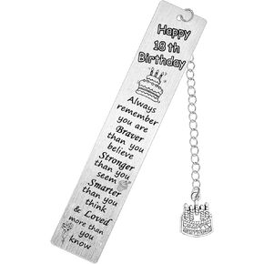 Happy Birthday Bookmark Sweet Birthday Gifts for Family Friends Colleagues Inspirational Motivational Bookmarks Book Page Markers (40th Birthday)