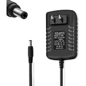 محول تيار متردد 12 فولت 2 أمبير، 100-240 فولت 50-60 هرتز تيار متردد إلى تيار مستمر 12 فولت 2 أمبير، محول تيار متردد 12 فولت، قابس مخرج تيار مستمر 5.5 مم × 2.5 مم، سلك طاقة [1.5 متر/4.9 بوصة]، أسود in Kuwait