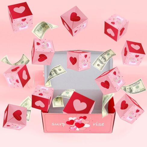 انفجار صندوق هدايا مفاجأة عيد الميلاد، صندوق هدايا عيد ميلاد سعيد، صندوق أموال مضحك كهدية نقدية، هدايا عيد ميلاد للنساء والرجال أفضل صديق وصديقة وزوجة وأخت... in Kuwait