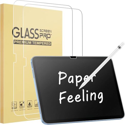 Soke Paper-feel iPad 10th Generation Screen Protector [2 Pack](10.9 Inch, 2022 iPad Gen 10) - Matte Film Anti Glare for Drawing Writing & Note-taking in Saudi Arabia