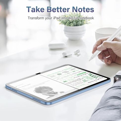 Soke Paper-feel iPad 10th Generation Screen Protector [2 Pack](10.9 Inch, 2022 iPad Gen 10) - Matte Film Anti Glare for Drawing Writing & Note-taking in Saudi Arabia