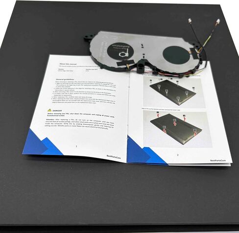 وحدة حرارية مطورة من BestParts 5H40S19962 مع استبدال مروحة لأجهزة الكمبيوتر المحمول Lenovo Yoga C740-15IML (النوع: 81TD) C740-15، P/N: 5H40S19962 (مع مروحة احتياطية) in Saudi Arabia