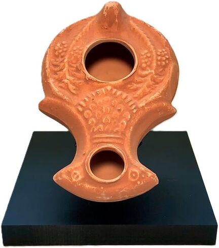 Oil lamp and Mineral Artifact Display Stand for Ancient Oil Lamps,Minerals,and Other Artifacts (Large) in Saudi Arabia