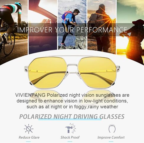 Retro Oversized Square Polarized sunglasses for Women Men, Vintage UV Protection Large Metal Sun Glasses VF2207 in Saudi Arabia
