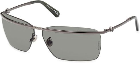 Moncler Sunglasses ML 0257 Niveler 12N Silver, Green / in Kuwait